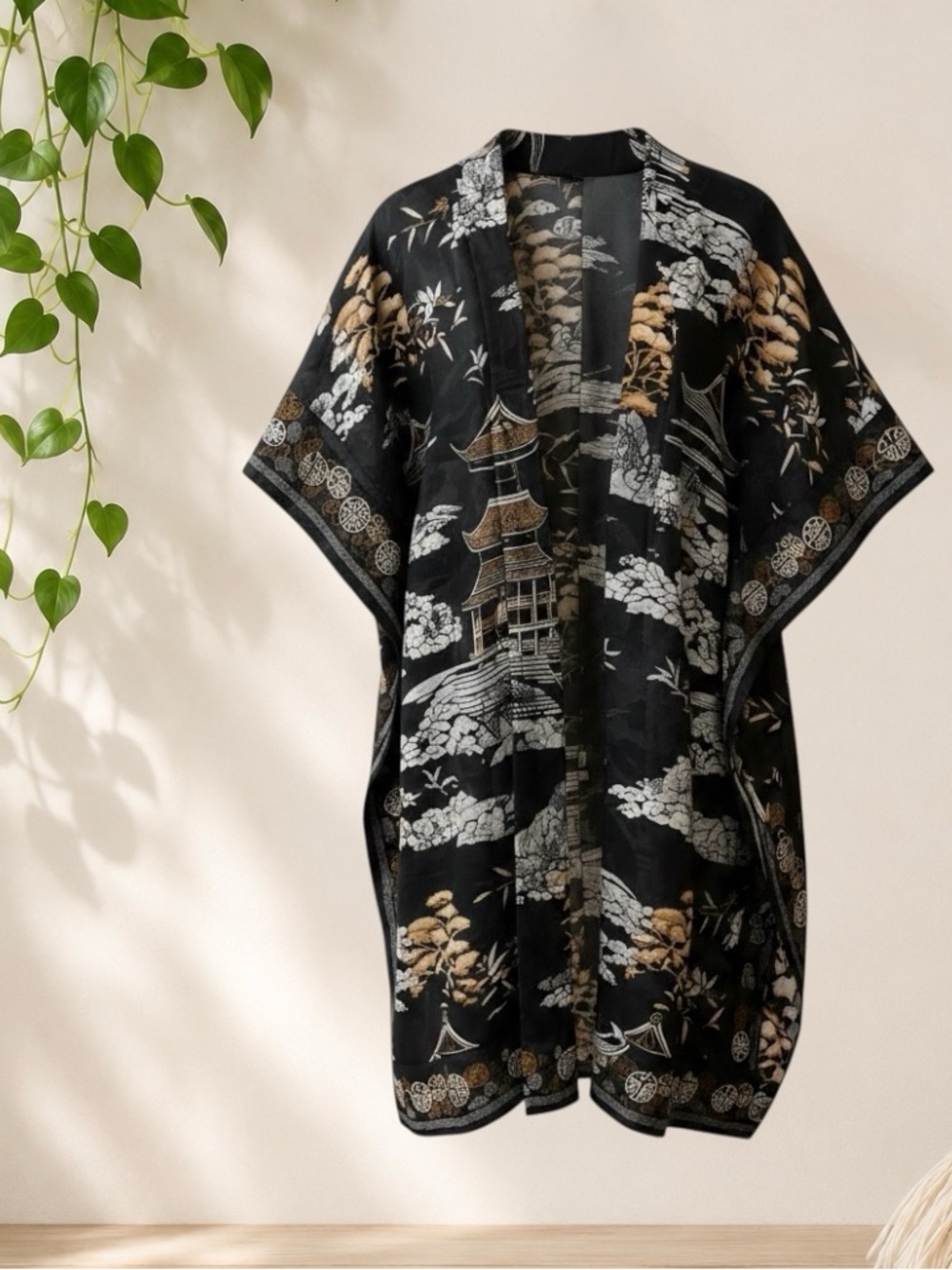 Soft Surroundings  Kimono Topper – 100% Cotton – S/M